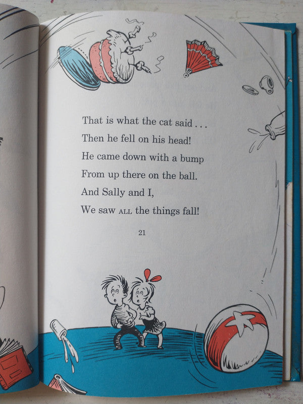 Libro usado en venta: The cat in the hat de Seuss; editorial Random House impreso en 1985 realizamos envios a todo el mundo.3