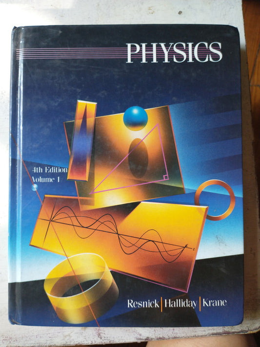 Libro usado en venta: Physics - Volume one de David Halliday; editorial John Wiley & Sons impreso en 1992 realizamos envios a todo el mundo.1