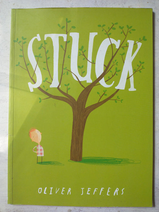 Libro usado en venta: Stuck de Oliver Jeffers; editorial HarperCollins impreso en 2012 realizamos envios a todo el mundo.1