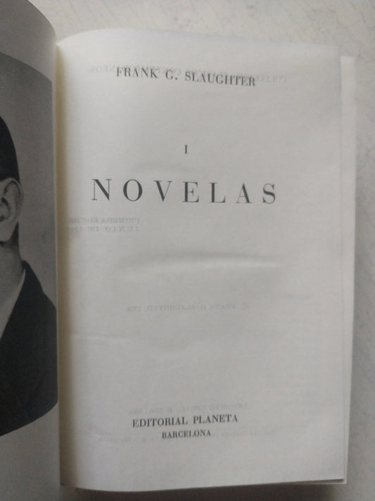 Libro usado en venta: Novelas 1 de Frank G. Slaughter; editorial Planeta impreso en 1958 realizamos envios a todo el mundo.1