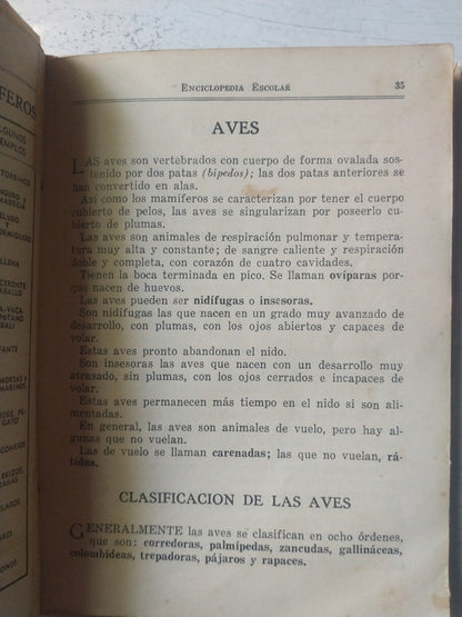 Libro usado en venta: Enciclopedia escolar - Tomo 2; editorial Atlantida impreso en 1935 realizamos envios a todo el mundo.3