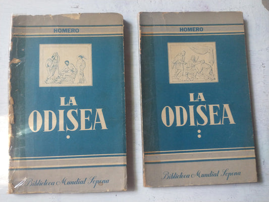 Libro usado en venta: La odisea de Homero; editorial Ramon Sopena impreso en 1951 realizamos envios a todo el mundo.1
