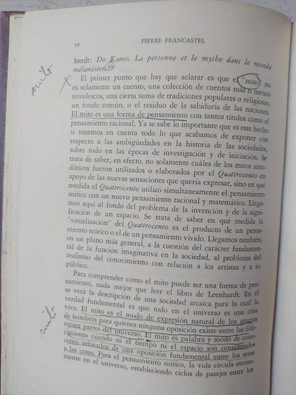 Libro usado en venta: Pintura y sociedad de Pierre Francastel; editorial Emece impreso en 1960 realizamos envios a todo el mundo.4