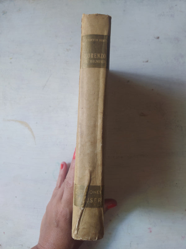 Libro usado en venta: Lorenzo el magnifico de Humberto Dorini; editorial Jacobo Peuser impreso en 1953 realizamos envios a todo el mundo.4