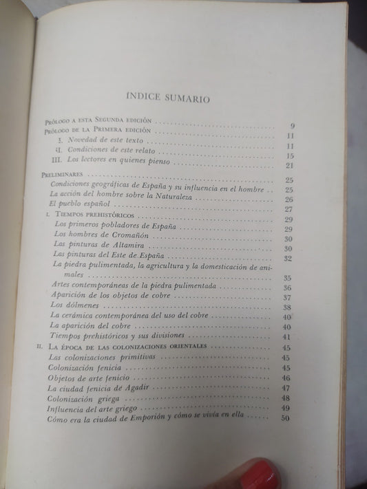 Libro usado en venta: Manuel de historia de Espa?a de Rafael Altamira; editorial Sudamericana impreso en 1946 realizamos envios a todo el mundo.3