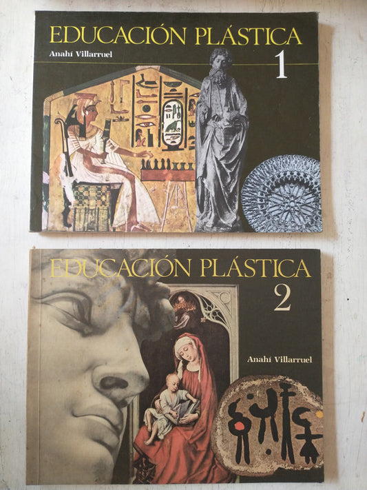 Libro usado en venta: Educacion plastica - Vol. 1 y Vol. 2 de Anahi Villarruel; editorial Kapelusz impreso en 1984 realizamos envios a todo el mundo.1