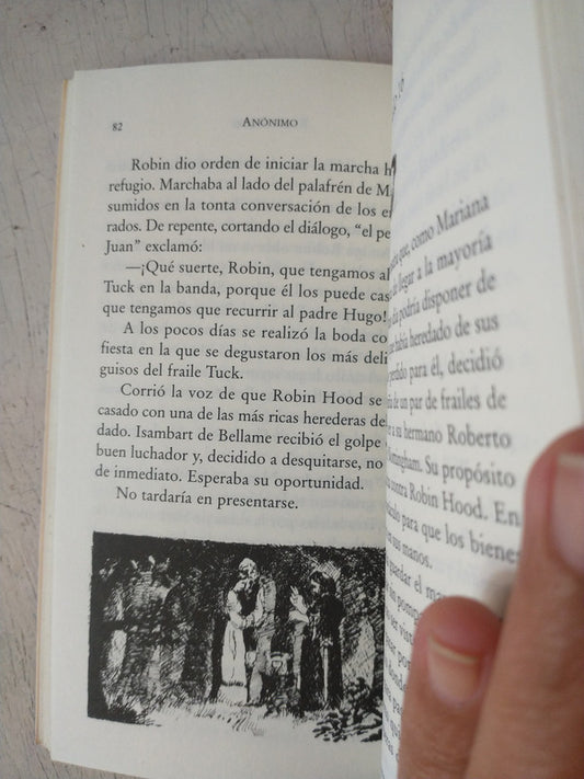 Libro usado en venta: Robin Hood; editorial Andres Bello impreso en 2007 realizamos envios a todo el mundo.2