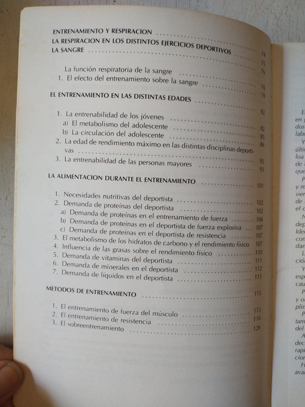 Libro usado en venta: Bases biologicas del ejercicio y del entrenamiento de Josef Nocker; editorial Kapelusz impreso en 1980 envios a todo el mundo.3