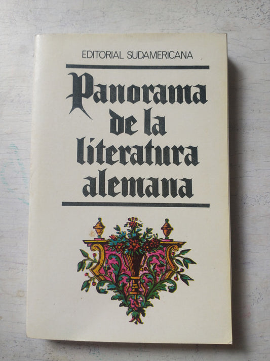 Libro usado en venta: Panorama de la literatura Alemana de Wolfgang Langenbucher; editorial Sudamericana impreso en 1974 envios a todo el mundo.1