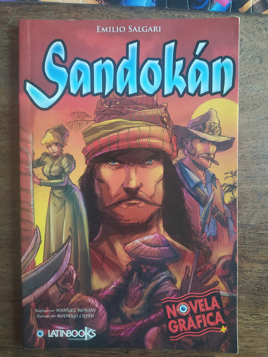 Libro usado en venta: Sandokan de Emilio Salgari; editorial LatinBooks impreso en 2013 realizamos envios a todo el mundo.1
