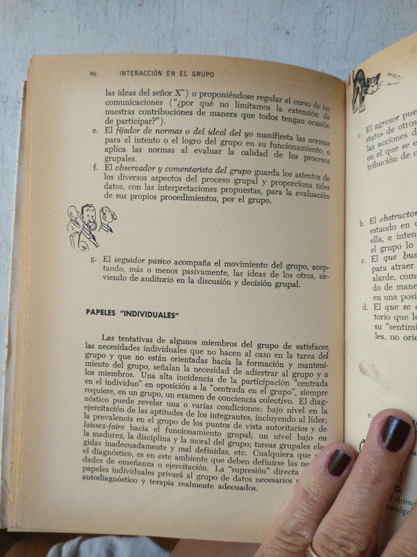 Libro usado en venta: Conduccion y accion dinamica del grupo de Autores - Varios; editorial Kapelusz impreso en 1964 realizamos envios a todo el mundo.3