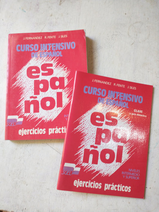 Libro usado en venta: Curso intensivo de Espa?ol - Ejecicios practicos y Guia; editorial SGEL impreso en 1997.1