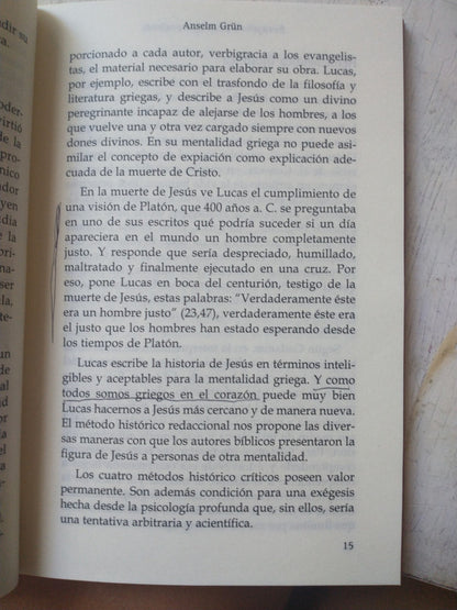 Libro usado en venta: Evangelio y psicologia profunda de Anselm Grun; editorial Agape impreso en 2013 realizamos envios a todo el mundo.2