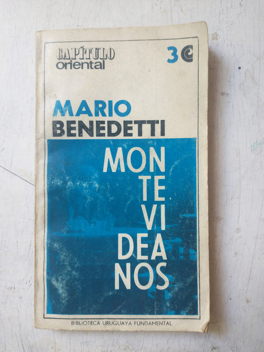 Libro usado en venta: Montevideanos de Mario Benedetti; editorial Centro Editor America Latina impreso en 1968 realizamos envios a todo el mundo.1