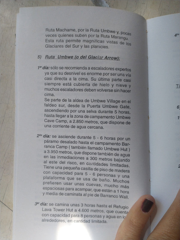 Libro usado en venta: Monte Kilimanjaro - Gigante del Africa de H. S. Lanvers; editorial Del Boulevard impreso en 2002 envios a todo el mundo.2