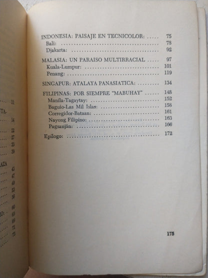 Libro usado en venta: Vagabundeando por Polinesia, Oceania y Asia tropical de Berta Goligorsky; editorial Crisol impreso en 1979.3