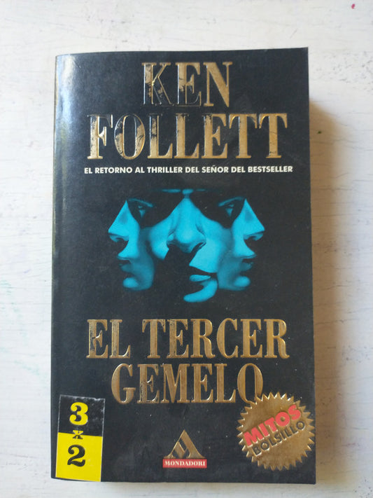 Libro usado en venta: El tercer gemelo de Ken Follett; editorial Grijalbo impreso en 2001 realizamos envios a todo el mundo.1