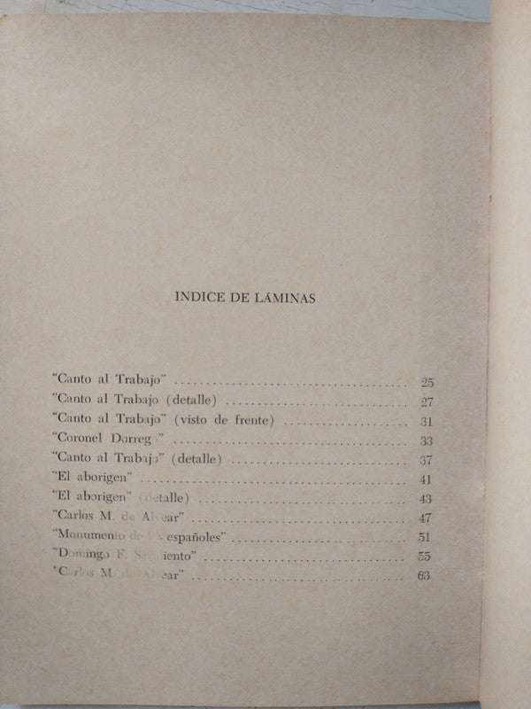 Libro usado en venta: Los monumentos de Eduardo Baliari; editorial Ediciones Culturales Argentinas impreso en 1972 realizamos envios a todo el mundo.3