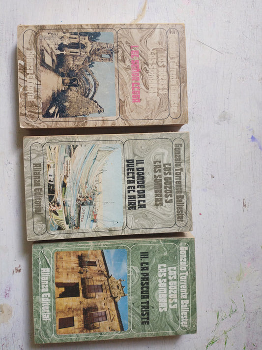 Libro usado en venta: Los gozos y las sombras - 3 Vol. de Gonzalo Torrente Ballester; editorial Alianza impreso en 1982 envios a todo el mundo.1