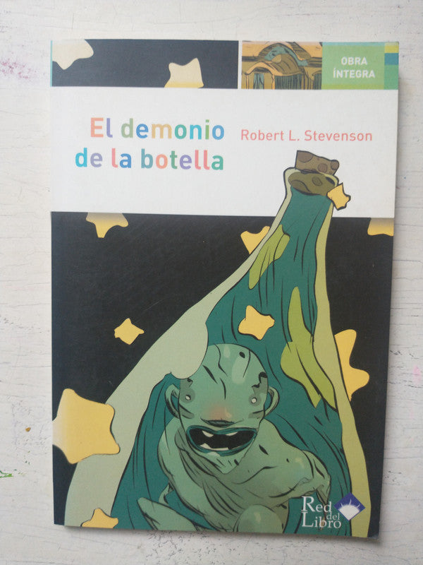 Libro usado en venta: El demonio de la botella de Robert Louis Stevenson; editorial Red del Libro impreso en 2005 realizamos envios a todo el mundo.1