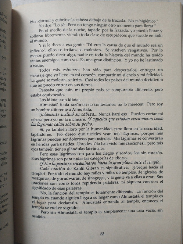 Libro usado en venta: El mesias de Osho; editorial Mutar impreso en 1992 realizamos envios a todo el mundo.2