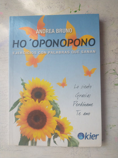 Libro usado en venta: Ho' oponopono - Ejercicios con palabras que sanan de Andrea Bruno; editorial Kier impreso en 2016 envios a todo el mundo.1