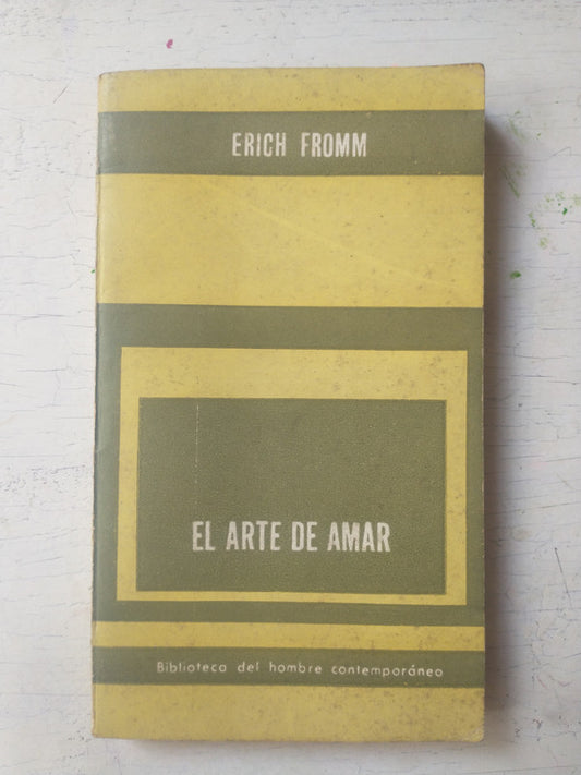 Libro usado en venta: El arte de amar de Erich Fromm; editorial Paidos impreso en 1964 realizamos envios a todo el mundo.1