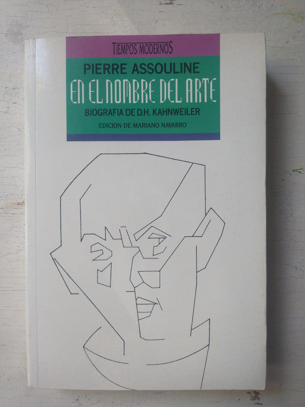 Libro usado en venta: En el nombre del arte de Pierre Assouline; editorial Ediciones B impreso en 1990 realizamos envios a todo el mundo.1