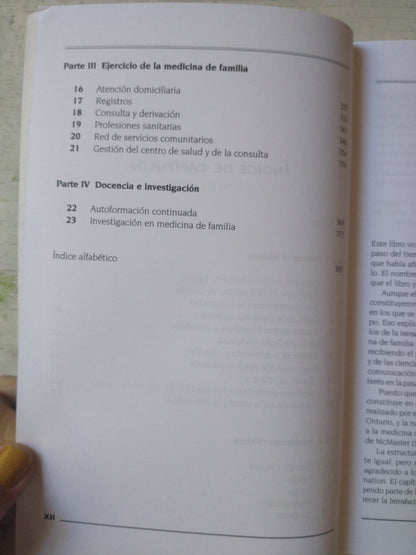 Libro usado en venta: Medicina de familia de Ian R. McWhinney; editorial Mosby - Doyma impreso en 1996 realizamos envios a todo el mundo.2