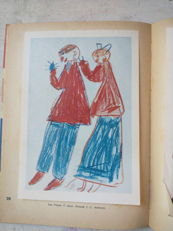 Libro usado en venta: Arte creador infantil - Un metodo para padres y maestros; editorial I.E.D.A. Las ediciones del arte impreso en 1959.3