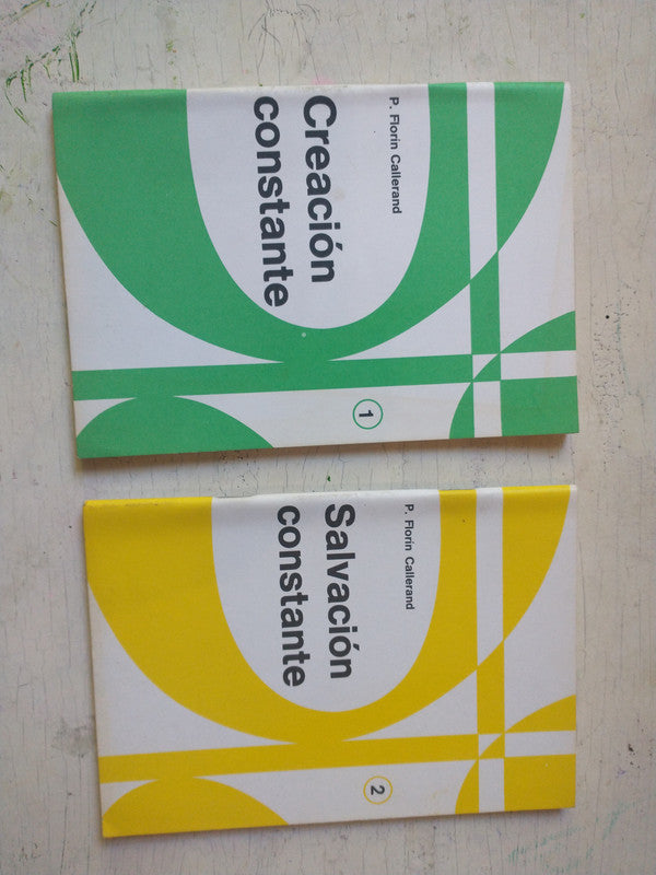 Libro usado en venta: Creacion constante - Salvacion constante de P. Florin Callerand; editorial Paulinas impreso en 1994 envios a todo el mundo.1