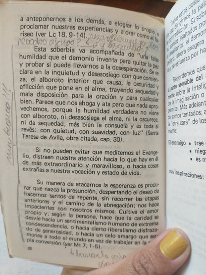 Libro usado en venta: La oracion personal; editorial Palabra de Dios impreso en 1987 realizamos envios a todo el mundo.2