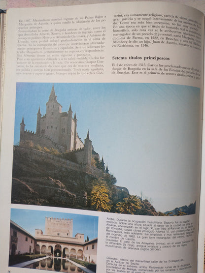Libro usado en venta: La Espa?a donde no se ponia el sol - Vol. 16 de Grandes Imperios y civilizaciones; editorial Sarpe impreso en 1988.4