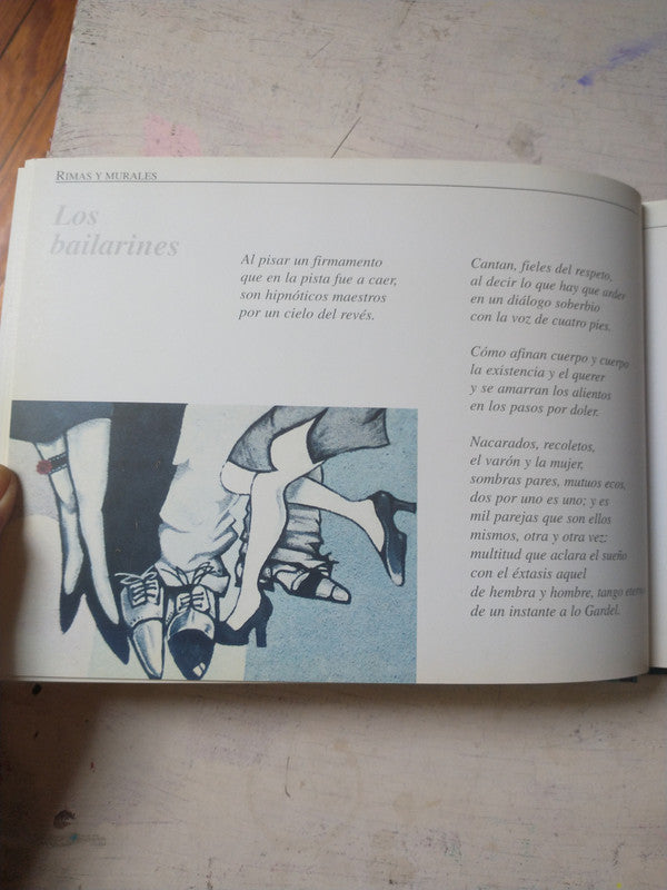 Libro usado en venta: Salon Buenos Aires - Rimas y murales de Horacio Ferrer - Roberto De Lucca; editorial El Ateneo impreso en 2003.4