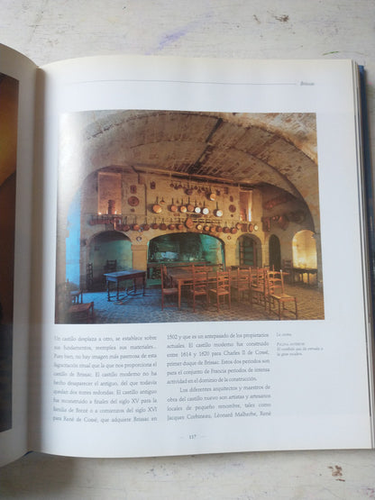 Libro usado en venta: Castillos el Valle del Loira de Robert Polidori - Jean-Marie Perouse de Montclos; editorial Konemann impreso en 1998.2