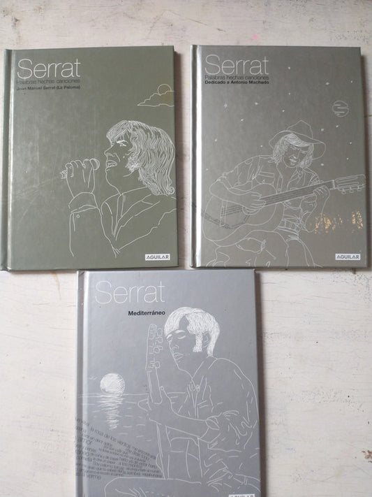 Libro usado en venta: Palabras hechas canciones - Joan Manuel Serrat (3 Vol.) de Diego Manrique; editorial Aguilar impreso en 2007.1
