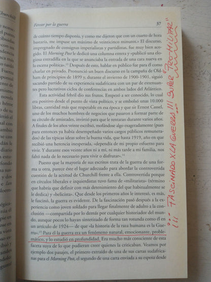 Libro usado en venta: Winston Churchill de Geoffrey Best; editorial Javier Vergara impreso en 2007 realizamos envios a todo el mundo.4
