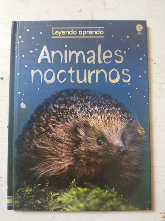 Libro usado en venta: Animales nocturnos de Susan Meredith; editorial Usborne impreso en 2008 realizamos envios a todo el mundo.1