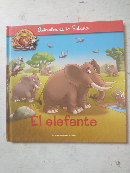 Libro usado en venta: El elefante de Antonella Antonelli; editorial Planeta DeAgostini impreso en 2015 realizamos envios a todo el mundo.1