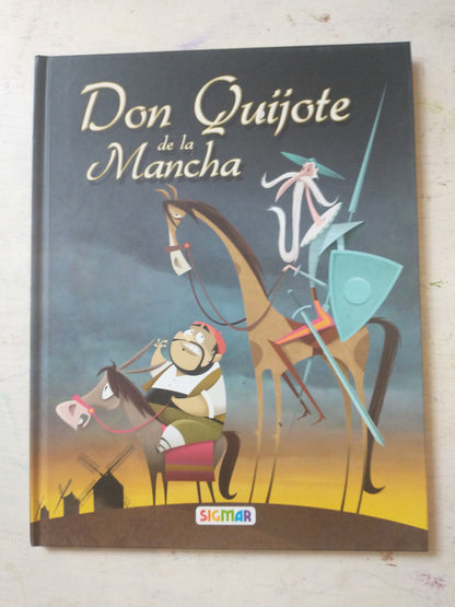 Libro usado en venta: Don Quijote de la Mancha de Miguel de Cervantes Saavedra; editorial Sigmar impreso en 2014 realizamos envios a todo el mundo.1
