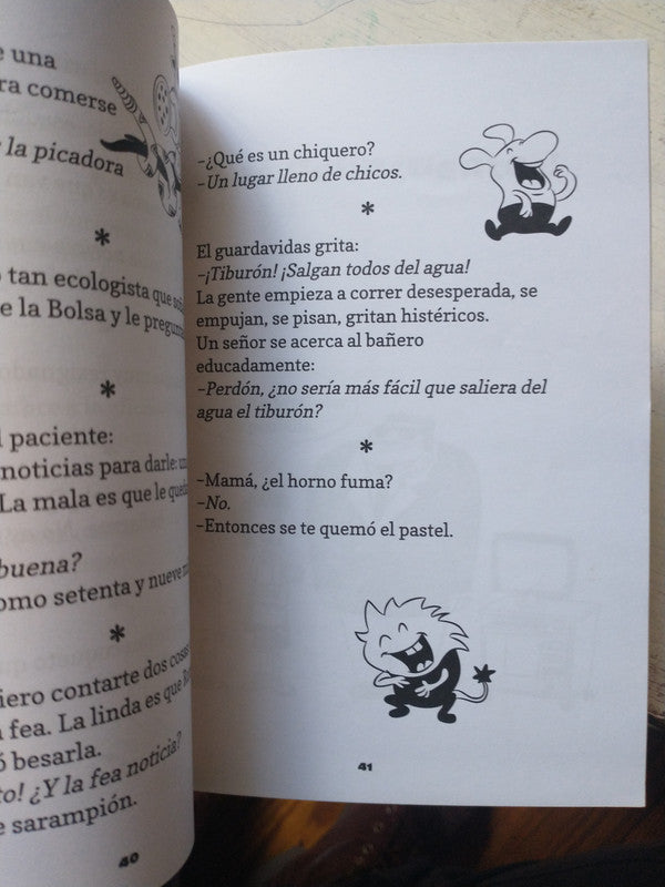 Libro usado en venta: El gran libro de chistes para chicos de Pepe Muleiro; editorial DeBolsillo impreso en 2011 realizamos envios a todo el mundo.2