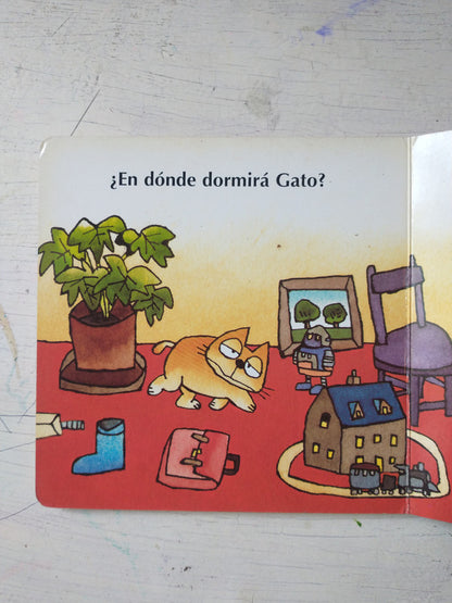 Libro usado en venta: Gato tiene sue?o de Satoshi Kitamura; editorial Fondo de Cultura Economica impreso en 1998 realizamos envios a todo el mundo.3