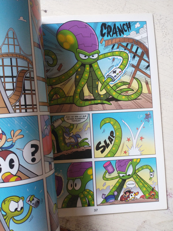 Libro usado en venta: Cachito y Chorlito de Chanti; editorial Comiks Debris impreso en 2014 realizamos envios a todo el mundo.2