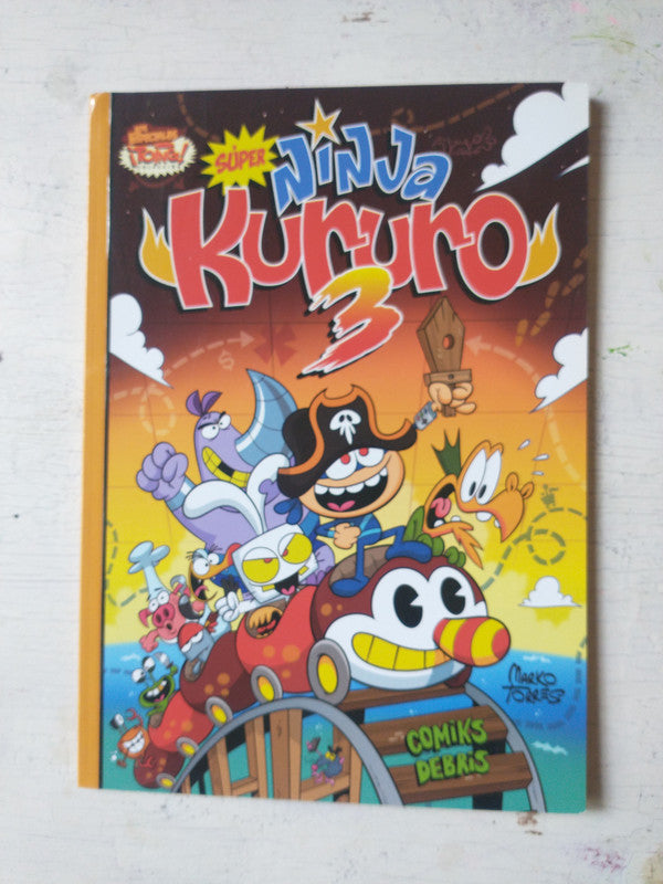 Libro usado en venta: Super Ninja Kururo 3 de Marko Torres; editorial Comiks Debris impreso en 2020 realizamos envios a todo el mundo.1
