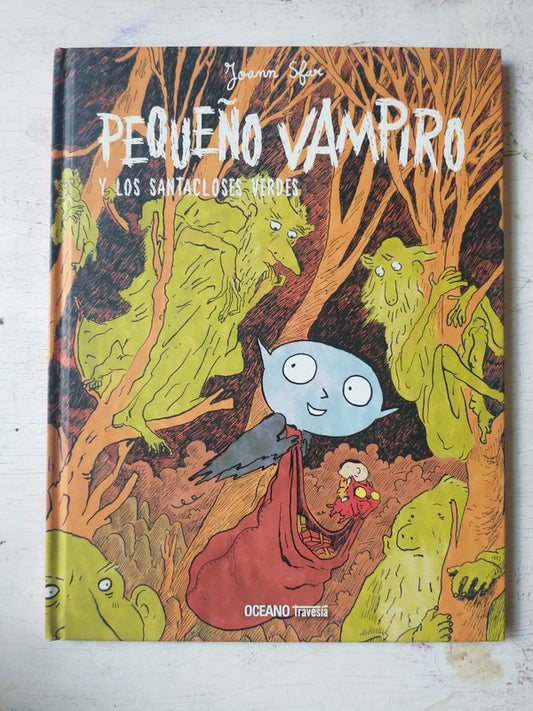 Libro usado en venta: Peque?o vampiro y los santacloses verdes de Joann Sfar; editorial Oceano impreso en 2012 realizamos envios a todo el mundo.1