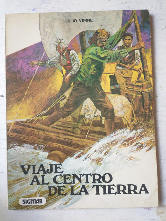 Libro usado en venta: Viaje al centro de la tierra de Julio Verne (Jules Verne); editorial Sigmar impreso en 1985 realizamos envios a todo el mundo.1