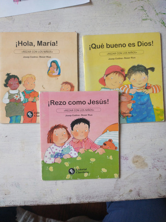Libro usado en venta: Rezar con los ni?os - 3 Vol. de Josep Codina; editorial Claretiana impreso en 2004 realizamos envios a todo el mundo.1