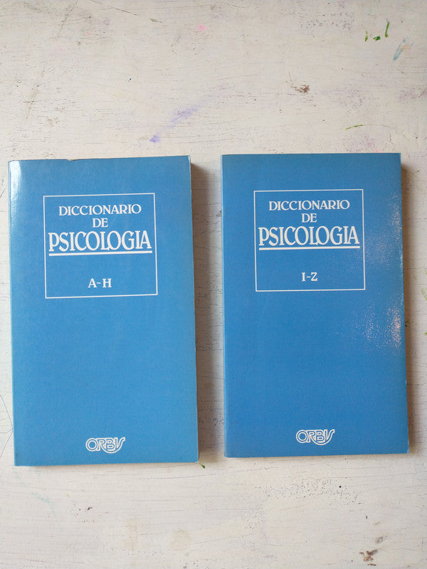 Libro usado en venta: Diccionario de Psicologia - 2 Vol.; editorial Orbis impreso en 1985 realizamos envios a todo el mundo.1