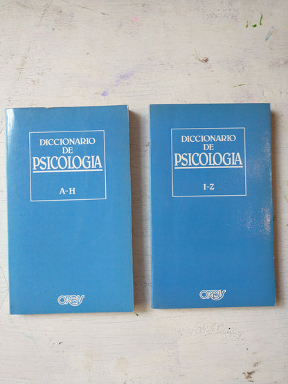 Libro usado en venta: Diccionario de Psicologia - 2 Vol.; editorial Orbis impreso en 1985 realizamos envios a todo el mundo.1