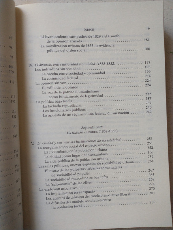 Libro usado en venta: Civilidad y politica en los origenes de la Nacion Argentina de Gonzalez - Quiros; Fondo de Cultura Economica impreso en 20081.4